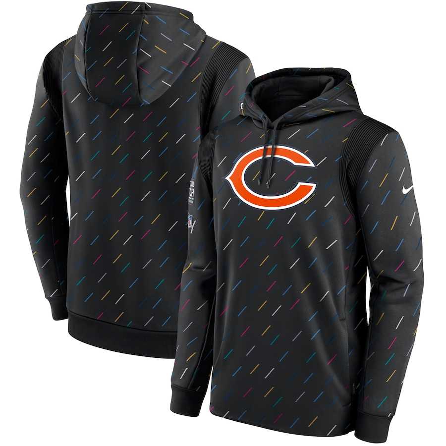 Men's Chicago Bears Nike Charcoal 2021 NFL Crucial Catch Therma Pullover Hoodie,We sell and wholesale Men's Chicago Bears Nike Charcoal 2021 NFL Crucial Catch Therma Pullover Hoodie on line form chian!